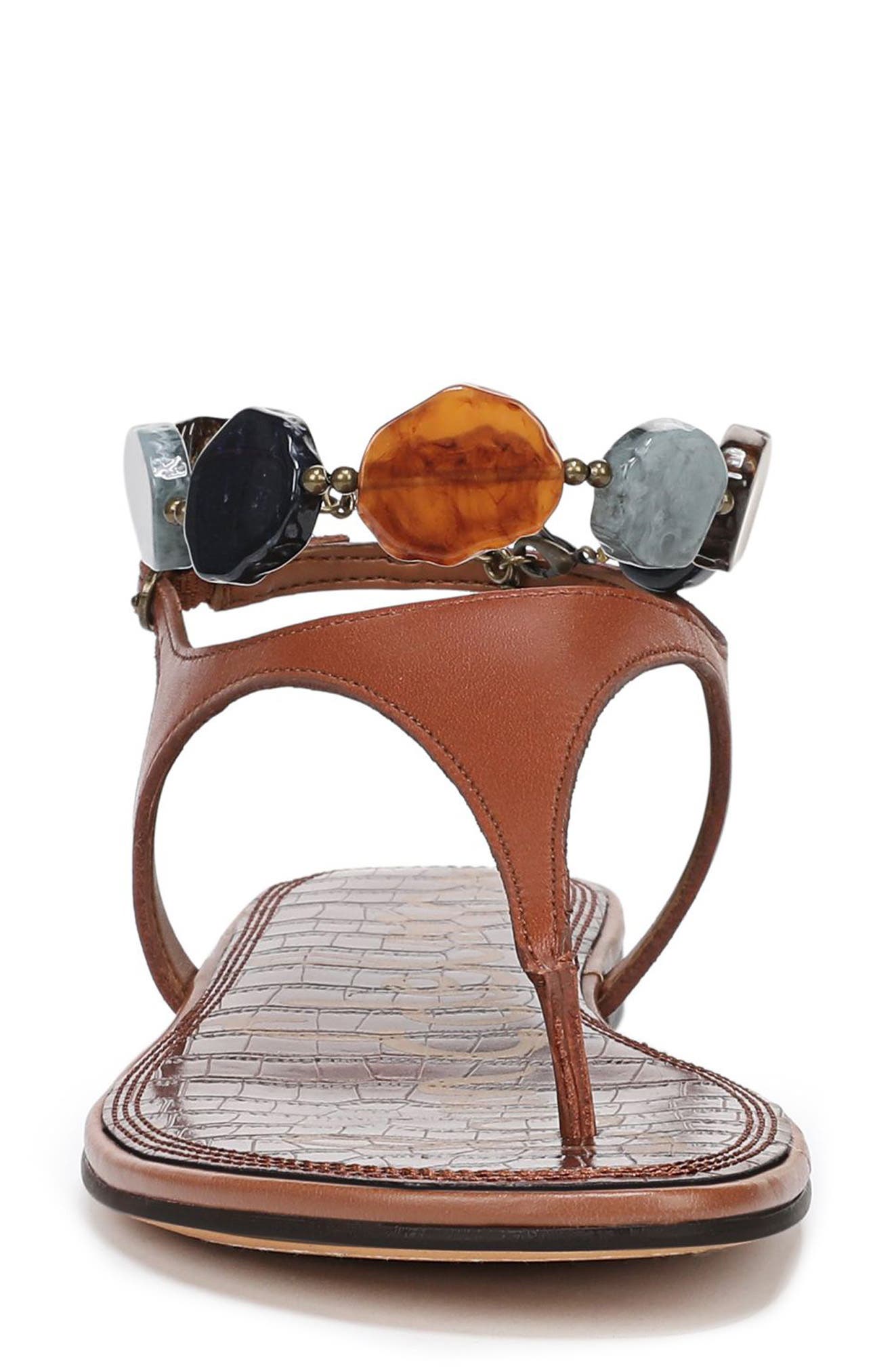 Canna Ankle Strap Sandal, Alternate, color, RICH COGNAC