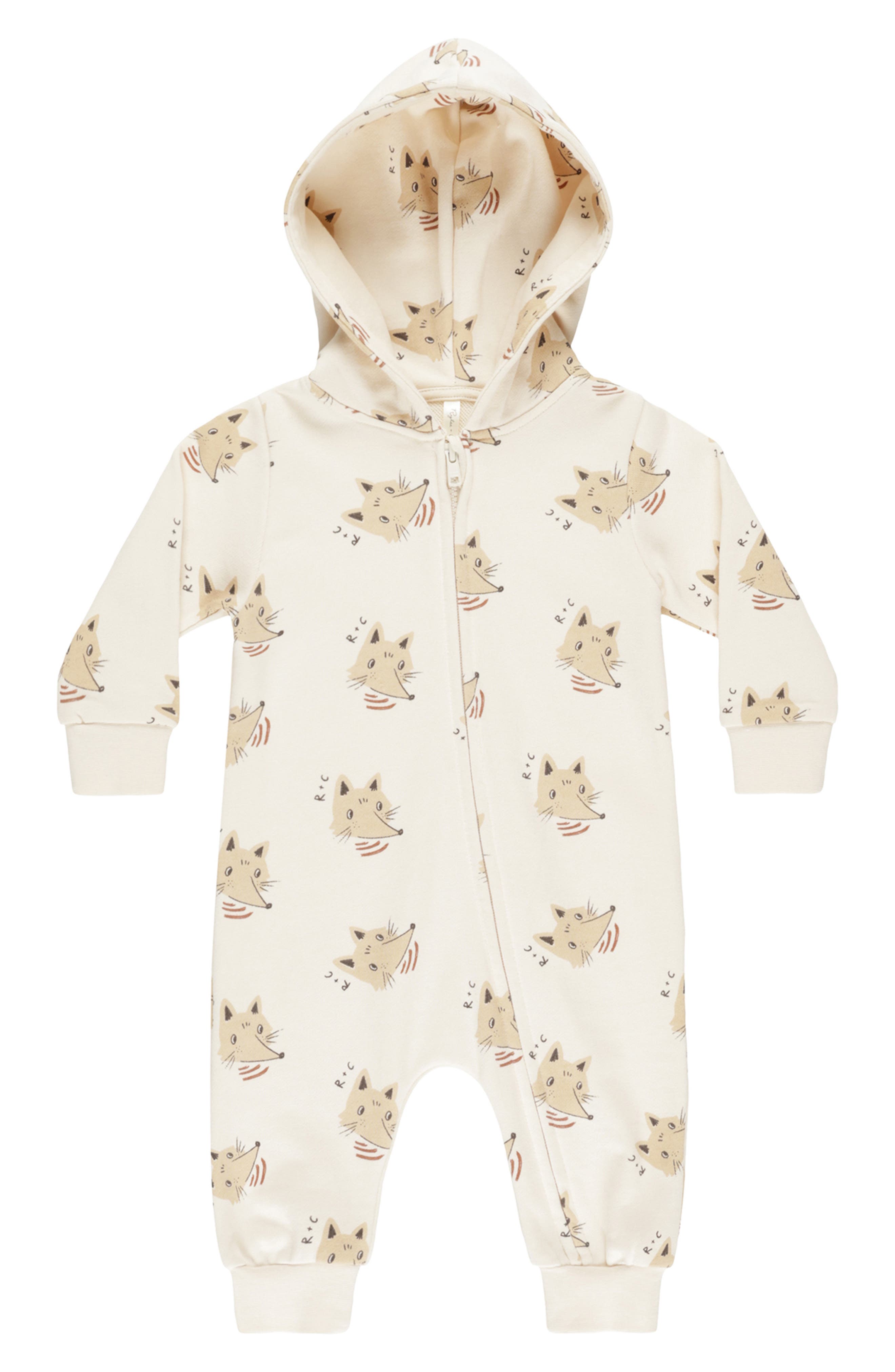 Rylee + Cru Long Sleeve Hooded Romper