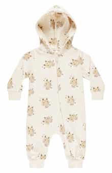 Rylee + Cru Long Sleeve Hooded Romper