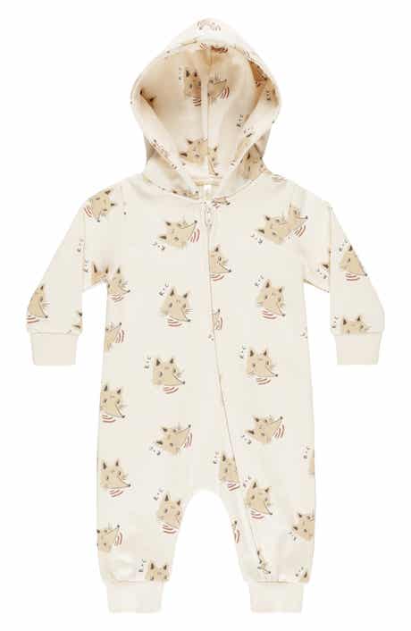 Rylee + Cru Long Sleeve Hooded Romper