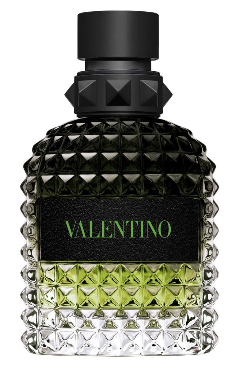 Valentino Born In Roma Uomo Green Stravaganza Eau de Toilette, Main, color, 