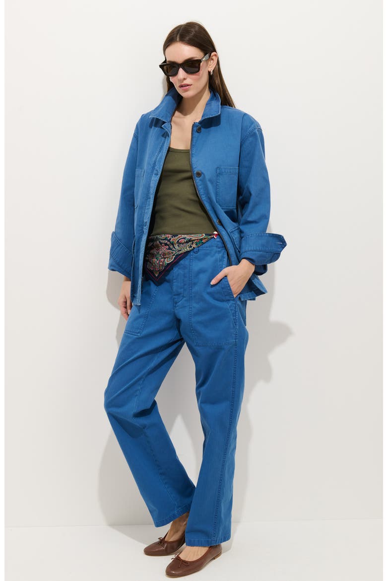 Neil Straight Leg Pants, Alternate, color, WASHED COBALT