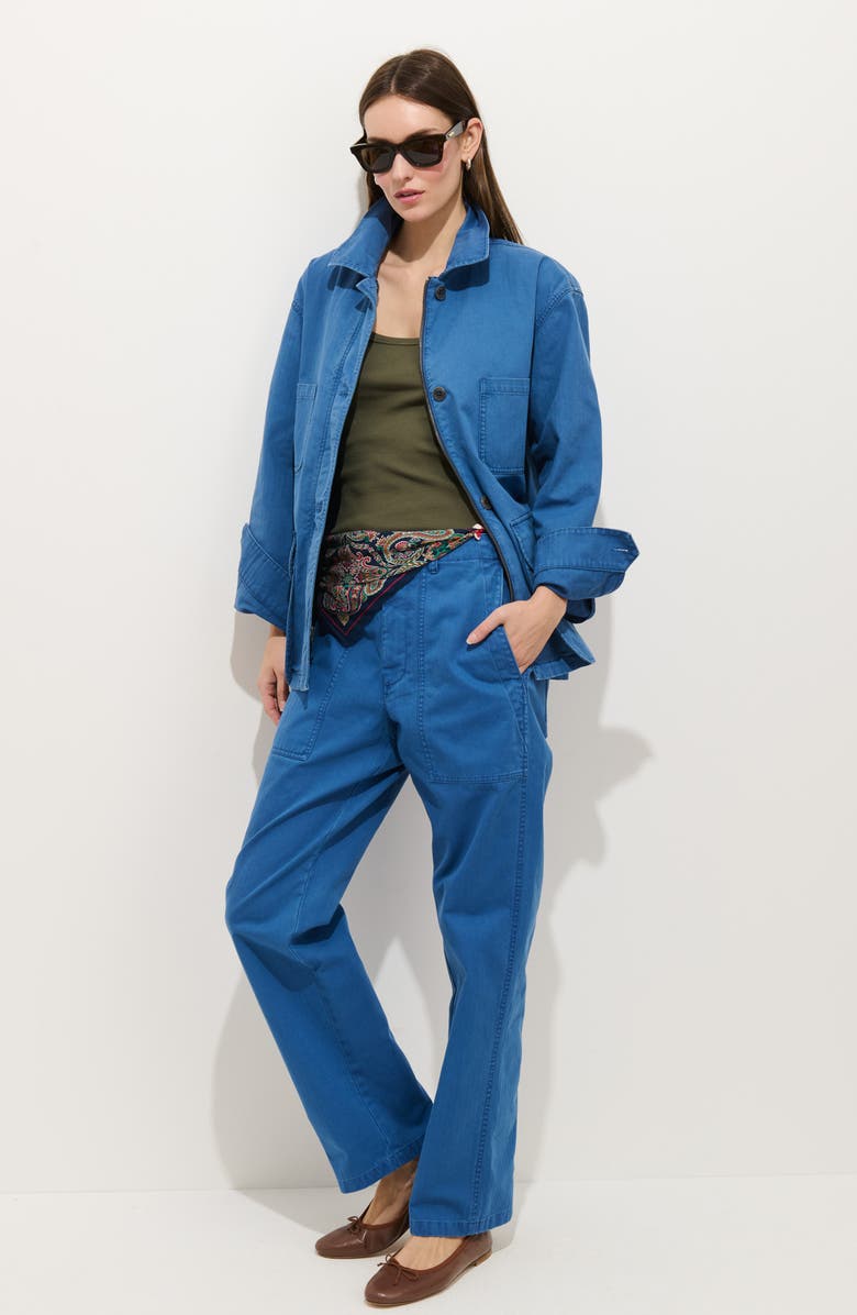 Alex Mill Neil Straight Leg Pants, Alternate, color, Washed Cobalt