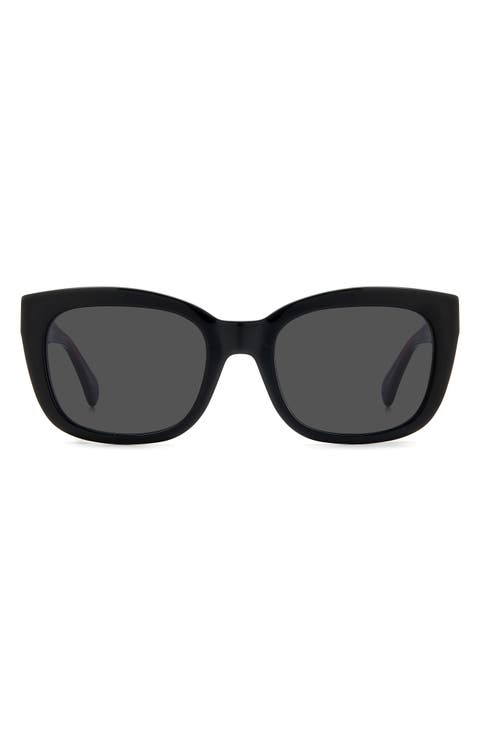 tammy 53mm rectangular sunglasses