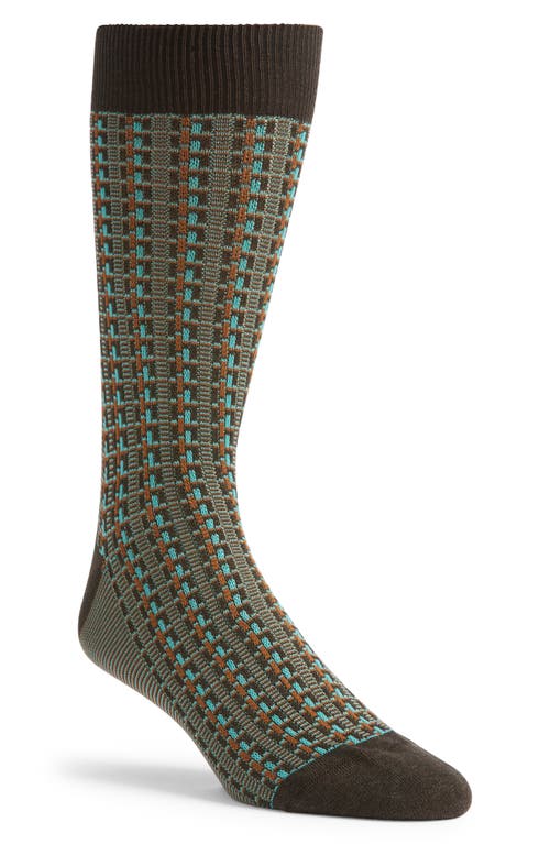 Pantherella Randolph Cotton Blend Dress Socks In Multi