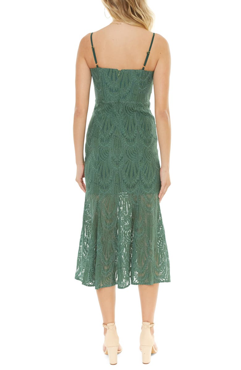 4SI3NNA Sleeveless Lace Midi Dress, Alternate, color, 