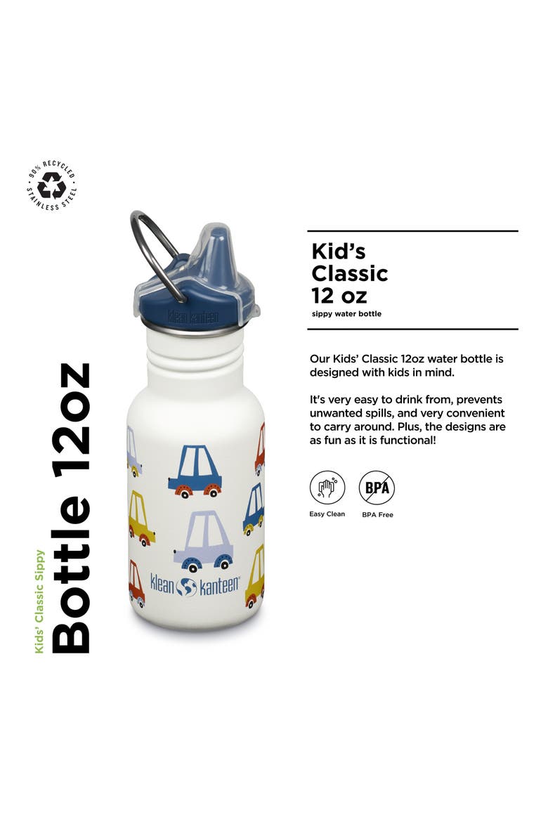 12oz Classic Kid's Sippy Bottle, Alternate, color, Cars