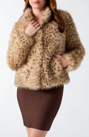 GUESS New Luna Faux Fur Jacket