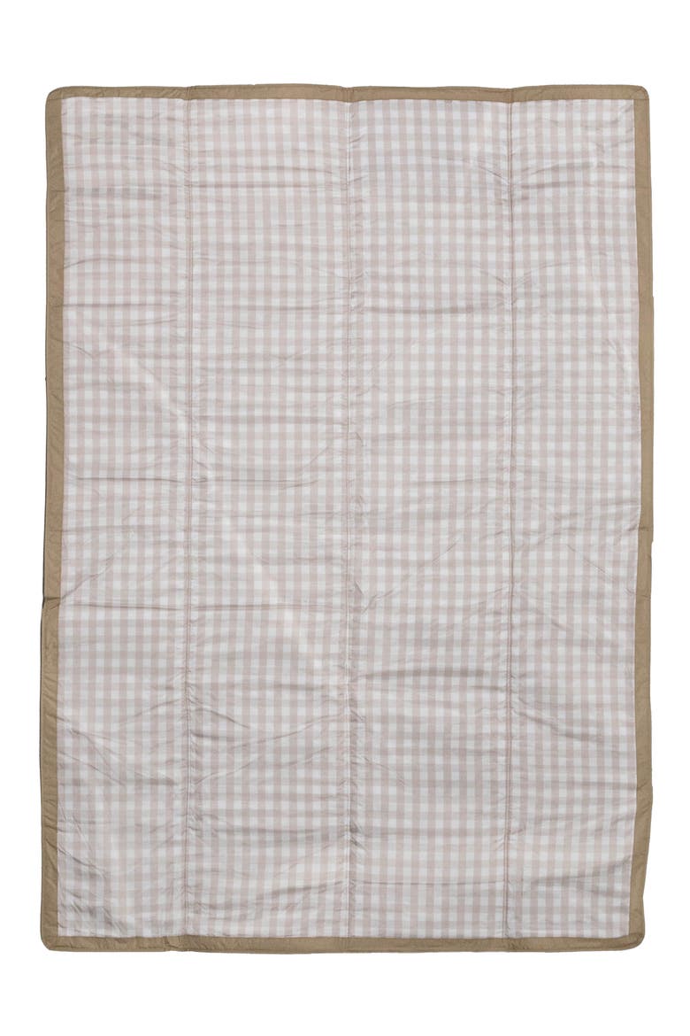 5 x 7 Outdoor Blanket, Alternate, color, BEIGE BUFFALO CHECK