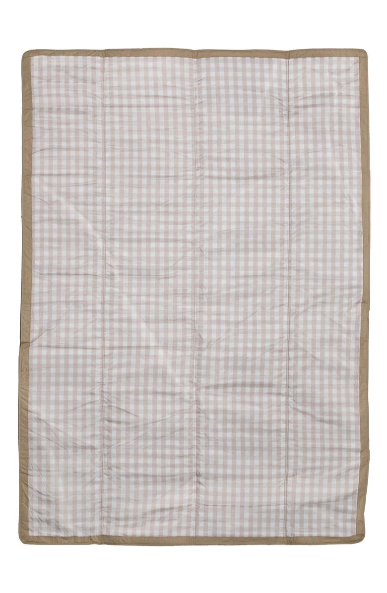 little unicorn 5 x 7 Outdoor Blanket, Alternate, color, Beige Buffalo Check