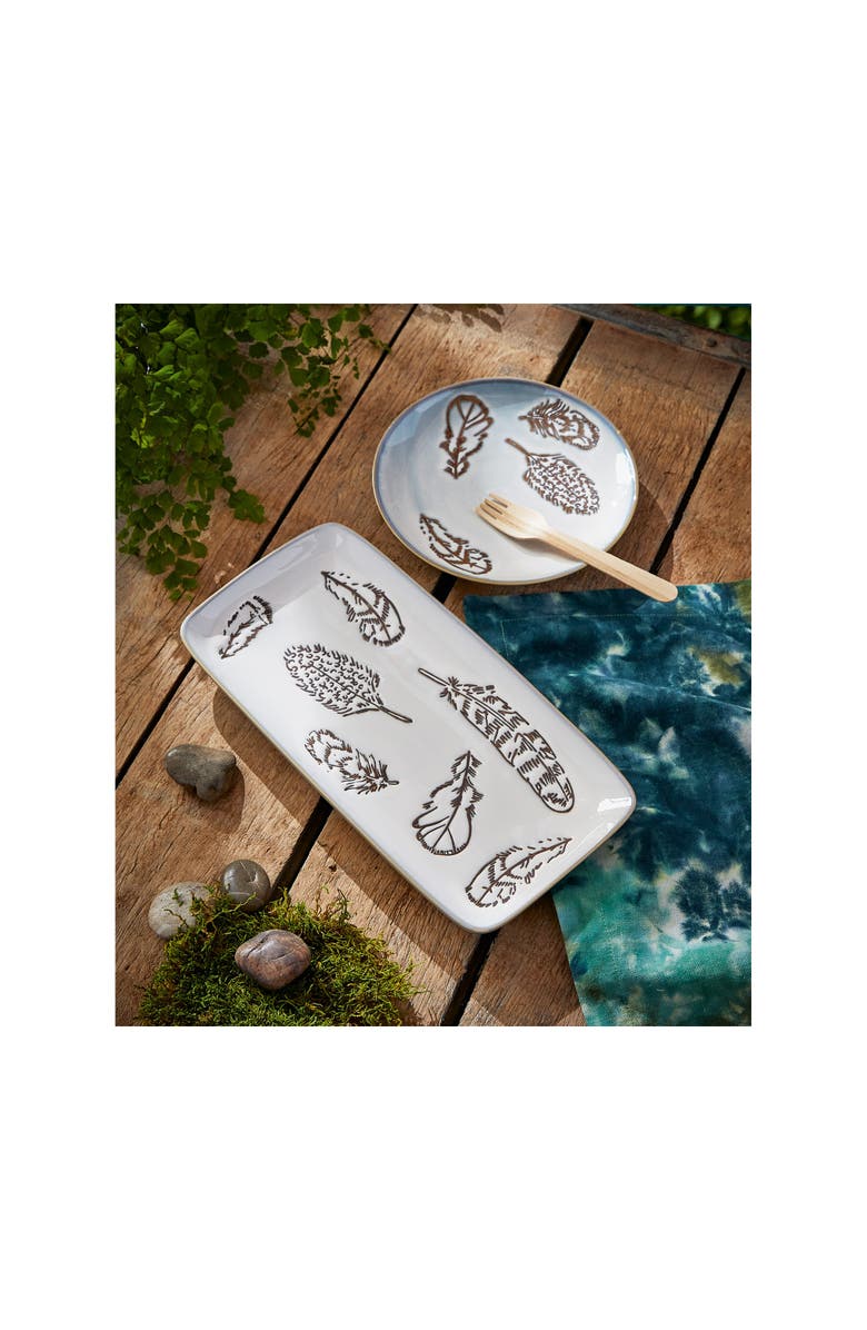 tag Floating On The Wind Multicolor Ceramic Serving Platter, Alternate, color, Multicolored