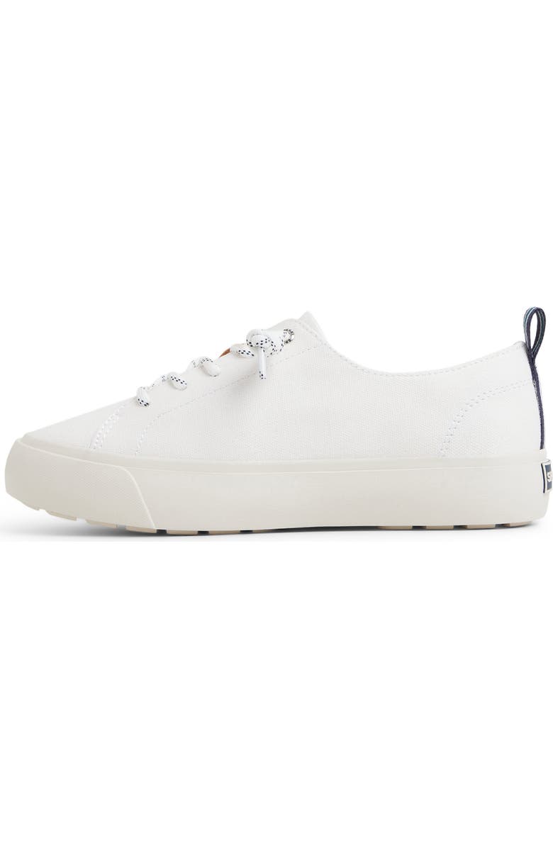 Sperry Cove Lace-to-Toe Sneaker, Alternate, color, White