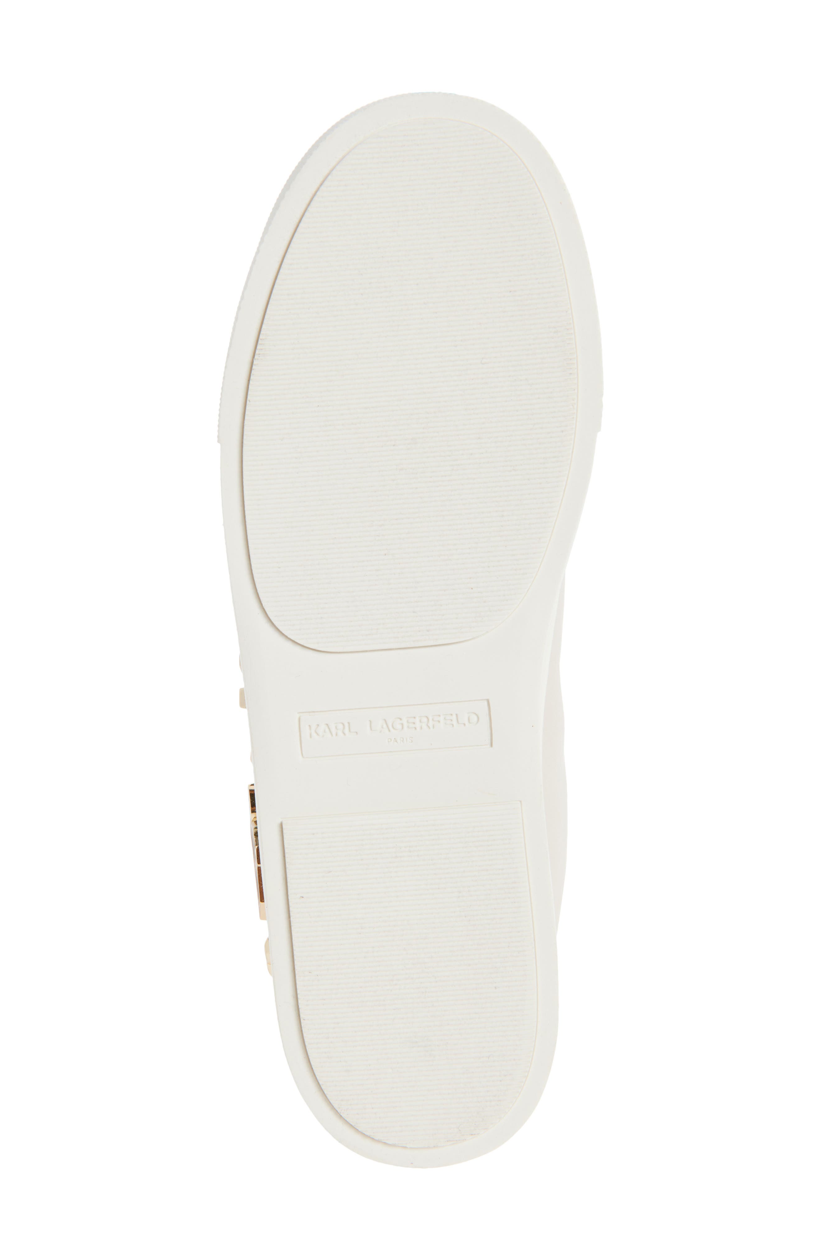 KARL LAGERFELD PARIS Cammy Sneaker Mule, Alternate, color, Soft White