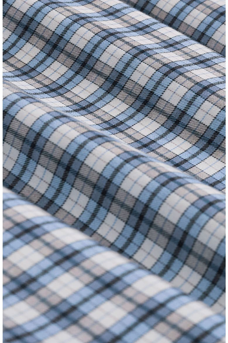 James OoohCotton® Plaid Button-Up Shirt, Alternate, color, MARINE BLUE