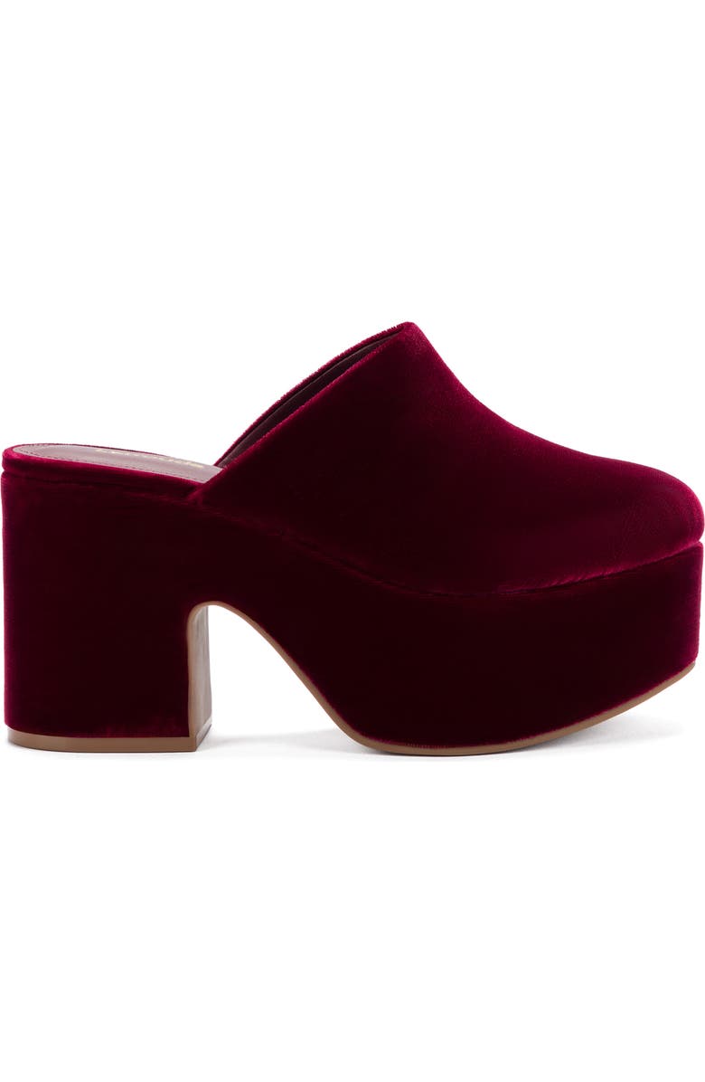 Larroudé Miso Velvet Platform Pump, Alternate, color,