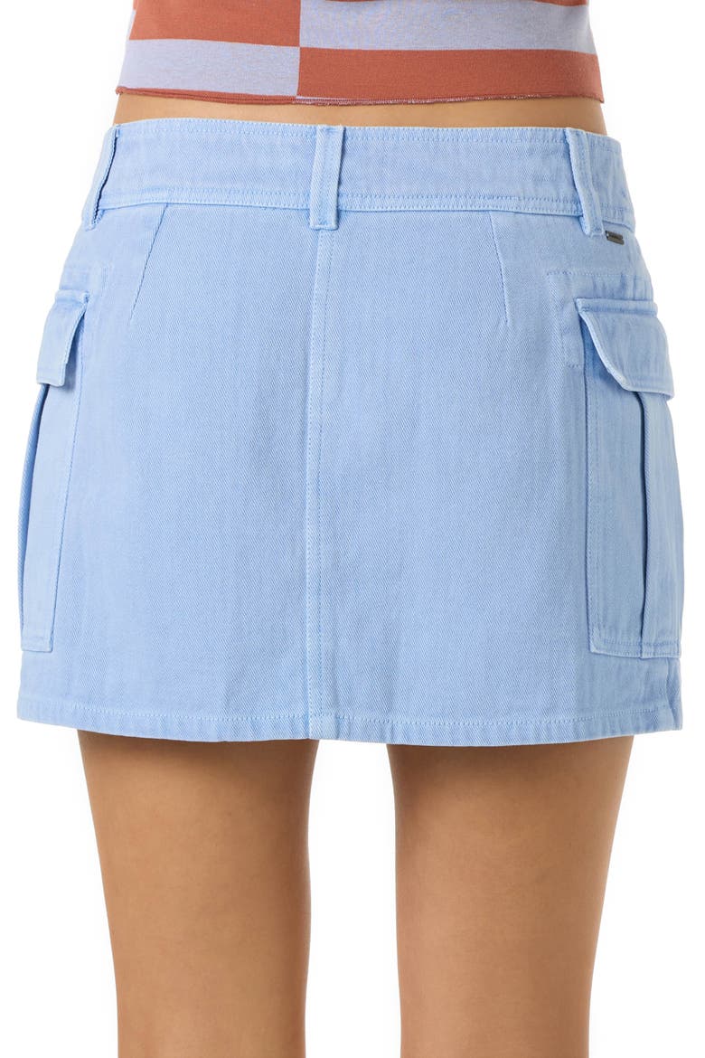 Stella Cargo Miniskirt, Alternate, color, BLUE GLASS