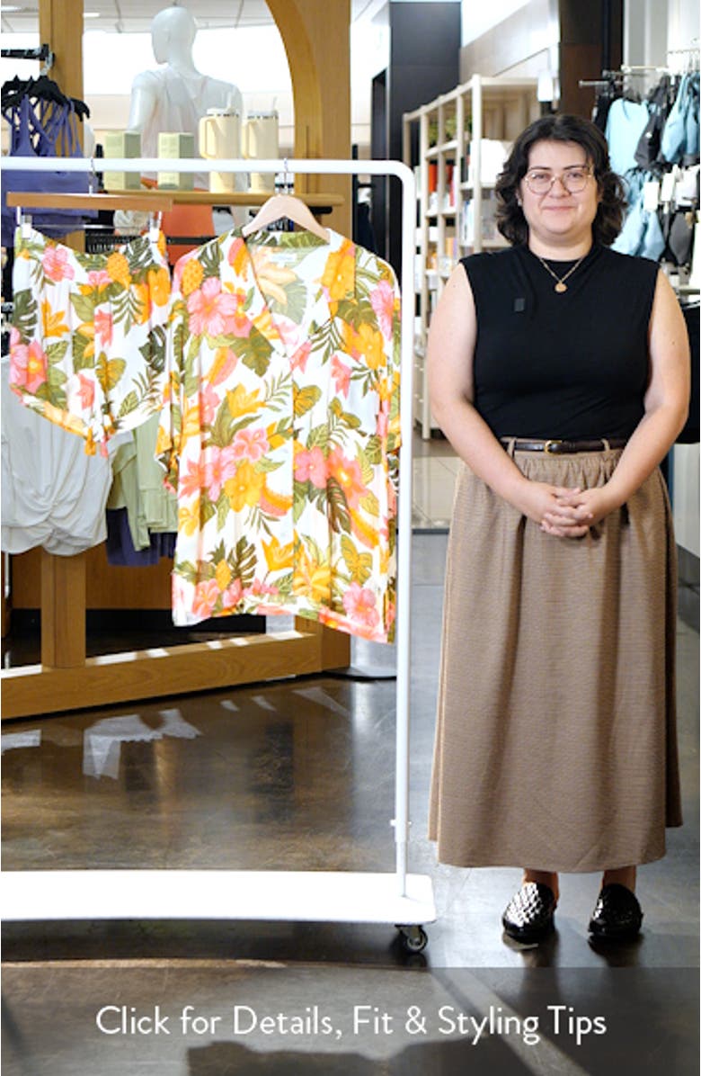 Copacabana Floral Short Pajamas, sales video thumbnail