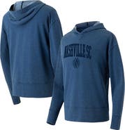 CONCEPTS SPORT Women's Concepts Sport Navy Nashville SC Volley Hoodie Long Sleeve T-Shirt