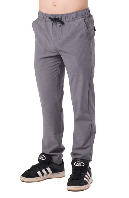 O'neill Kids' Venture Water Repellent Elastic Waist Pants In Gray