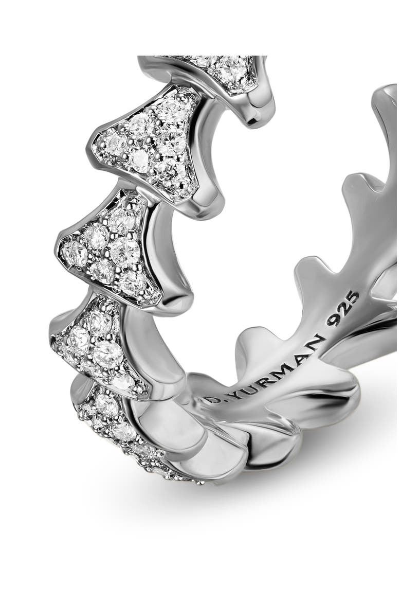 Men's Armory Sterling Silver Diamond Band Ring, Alternate, color, SILVER PAVE