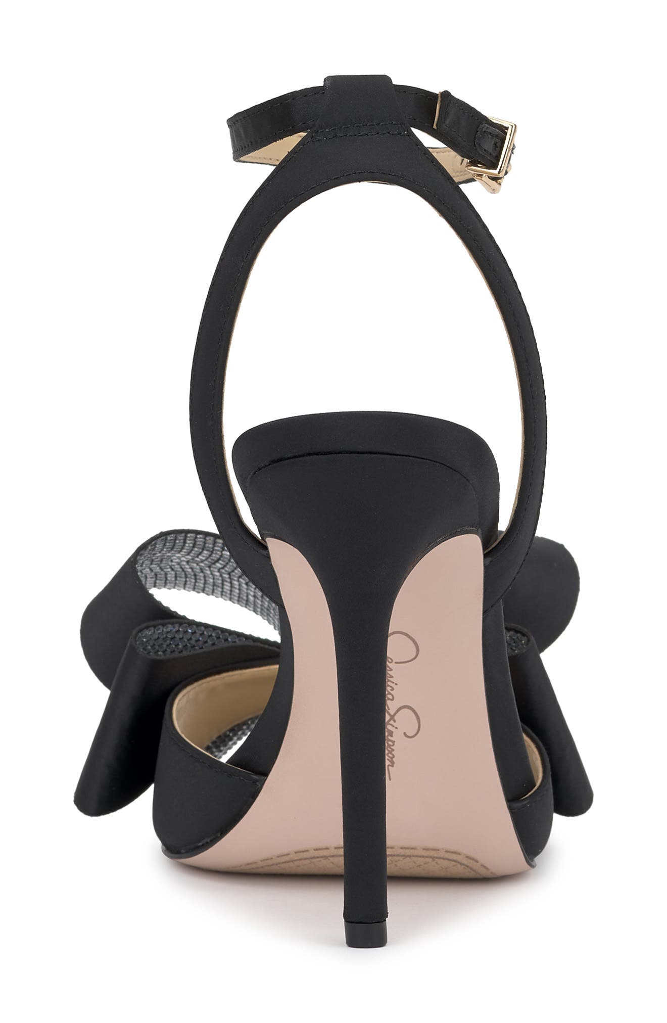 Jessica Simpson Olivine Ankle Strap Sandal, Alternate, color, Black 01