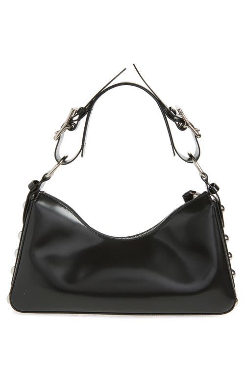 Chopova Lowena Mini Sophia Leather Shoulder Bag In Black