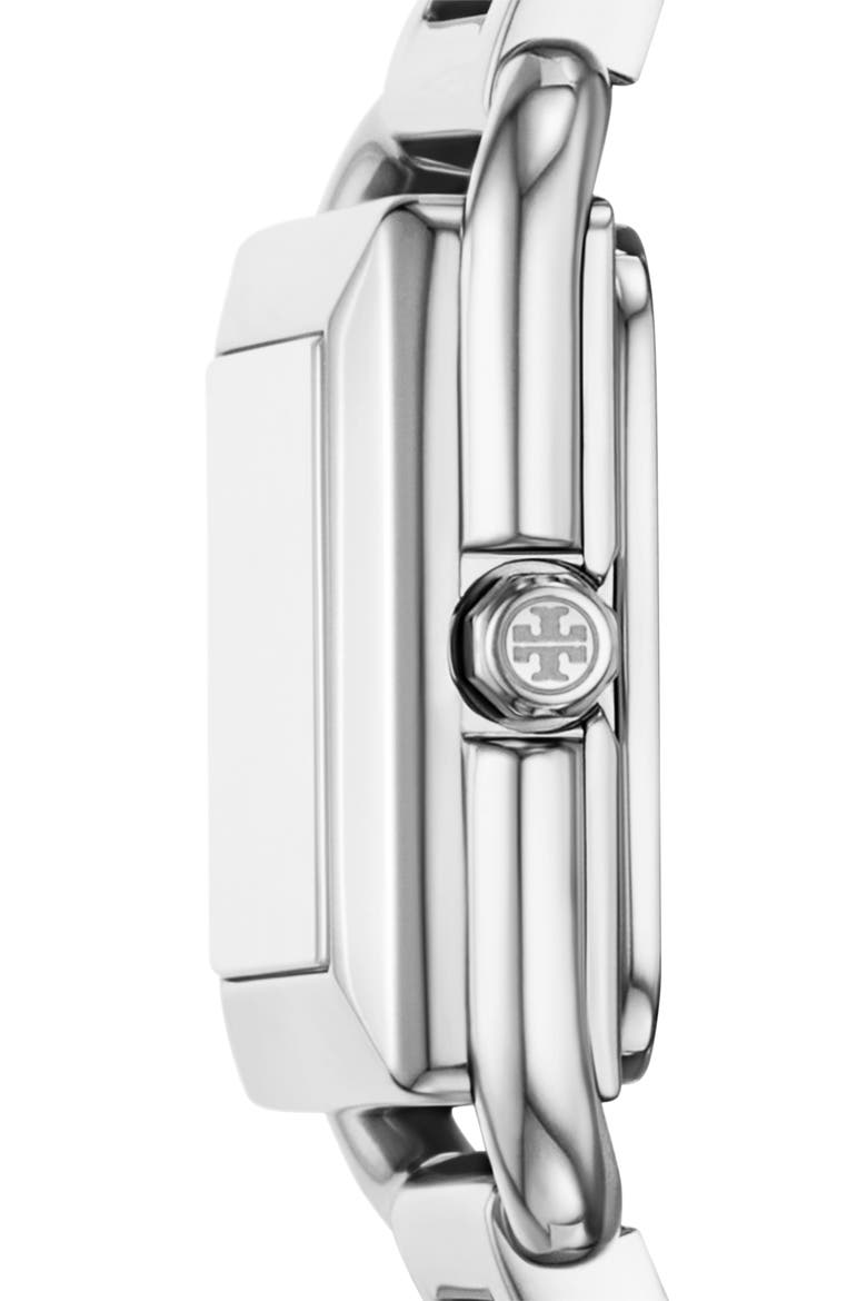 The Small Kira Square Bracelet Watch, 18mm x 18mm, Alternate, color, TWO TONE
