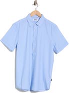 DKNY SPORTSWEAR Olin Short Sleeve Button-Up Shirt