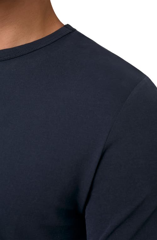 Reiss Joe Stretch Cotton T-shirt In Blue