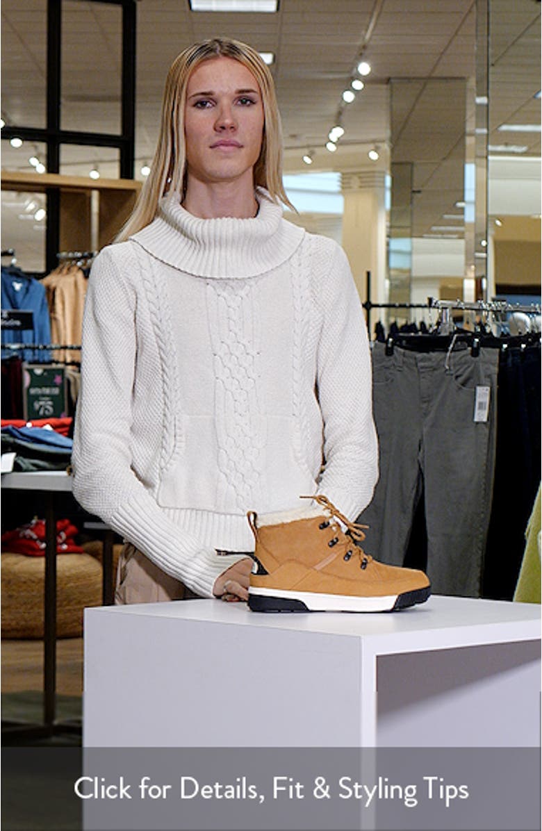 Sierra Luxe Waterproof Mid Top Boot with Faux Shearling Trim, sales video thumbnail