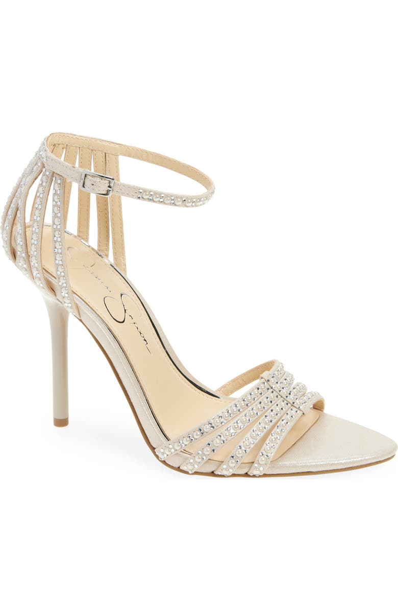 Jessica Simpson Nuvire Pointed Toe Sandal, Main, color, Soft Ivory