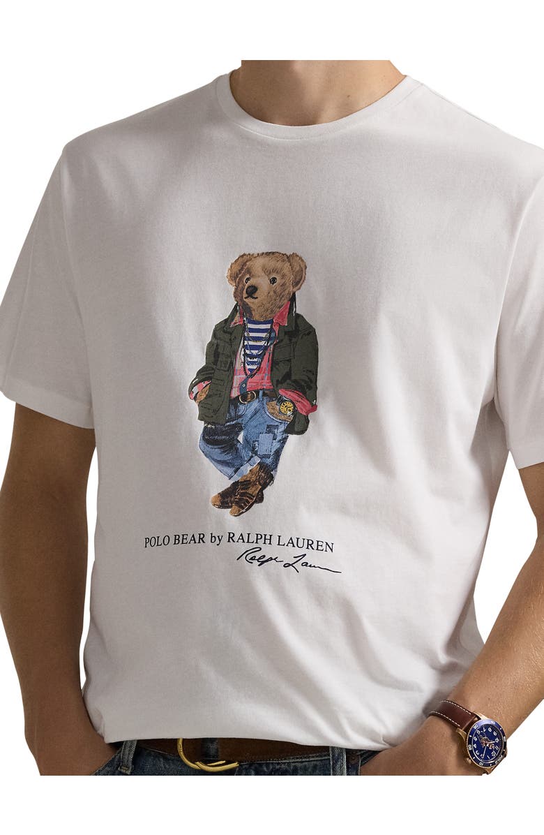Polo Ralph Lauren Big & Tall Polo Explorer Bear Jersey T-Shirt, Alternate, color, 
