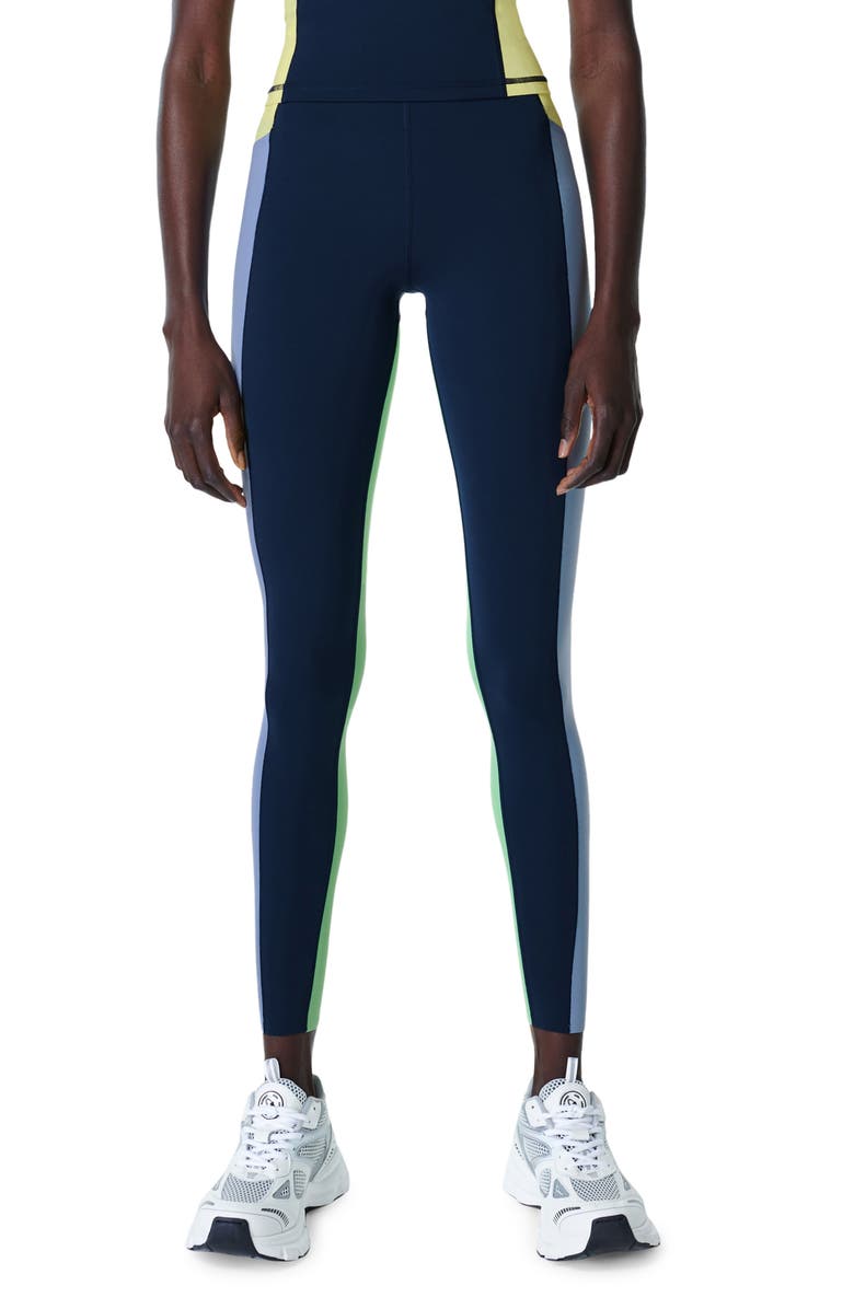 Sweaty Betty Power High Waist Colorblock Pocket Leggings, Main, color,