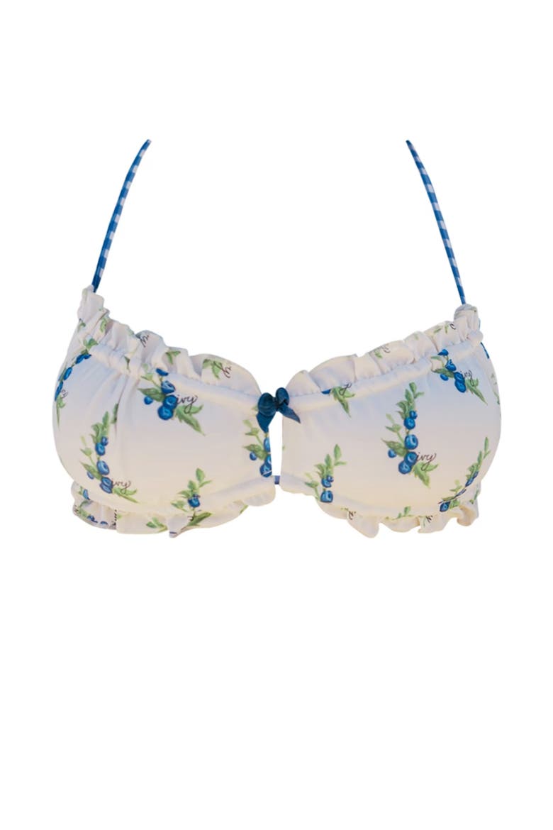 Blueberry Pie Bikini Top, Main, color, Blue