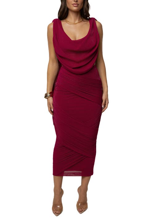 Divine Drape Skirt Set