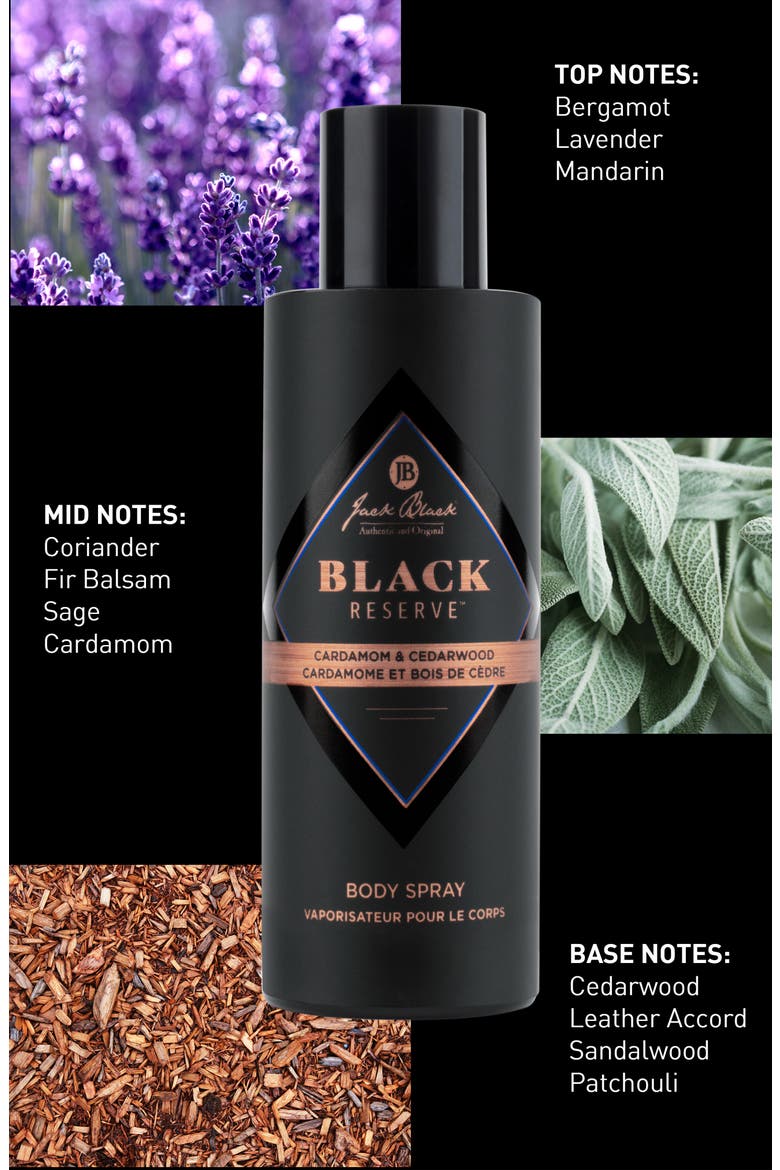 Black Reserve Body Spray, Alternate, color, NO COLOR