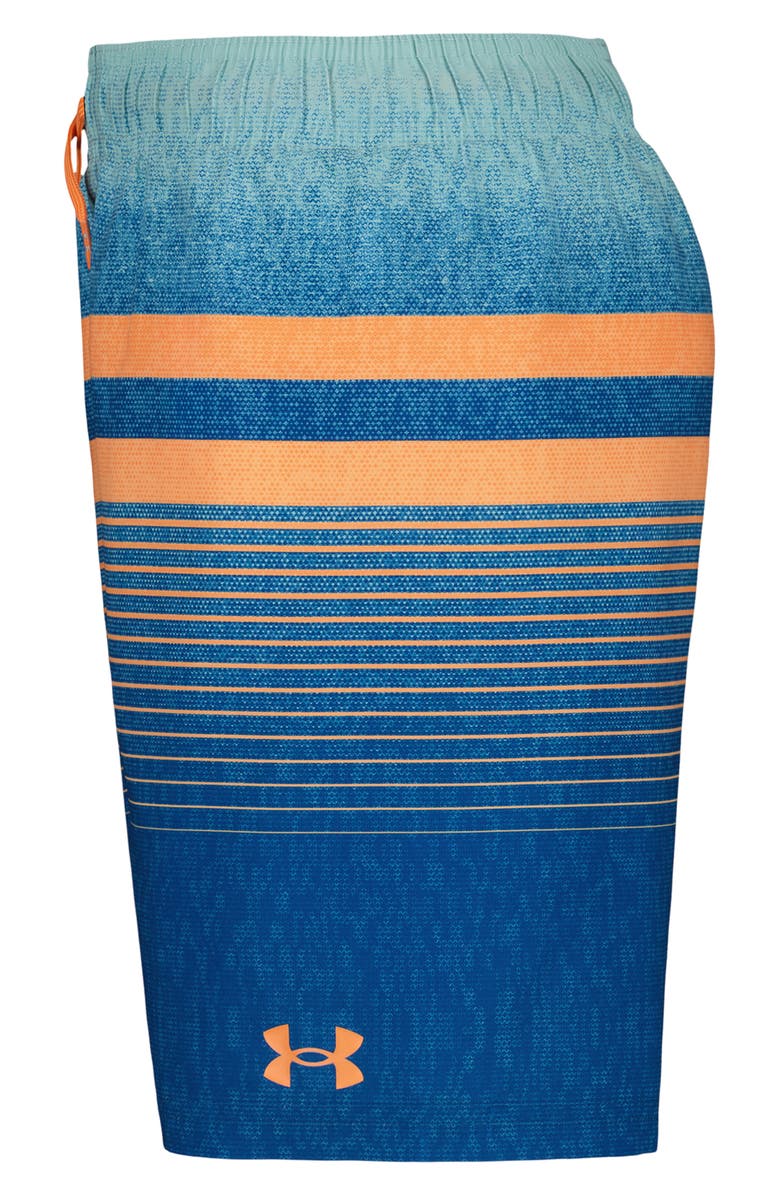 Under Armour Kids' Stripe Volley Swim Trunks, Alternate, color, Varsity Blue