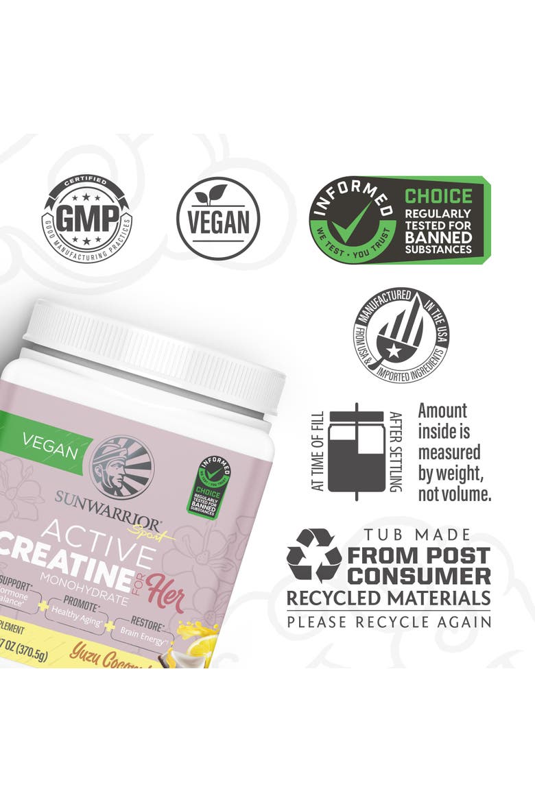 Active Creatine Powder For Her, Alternate, color, Yuzu Coconut
