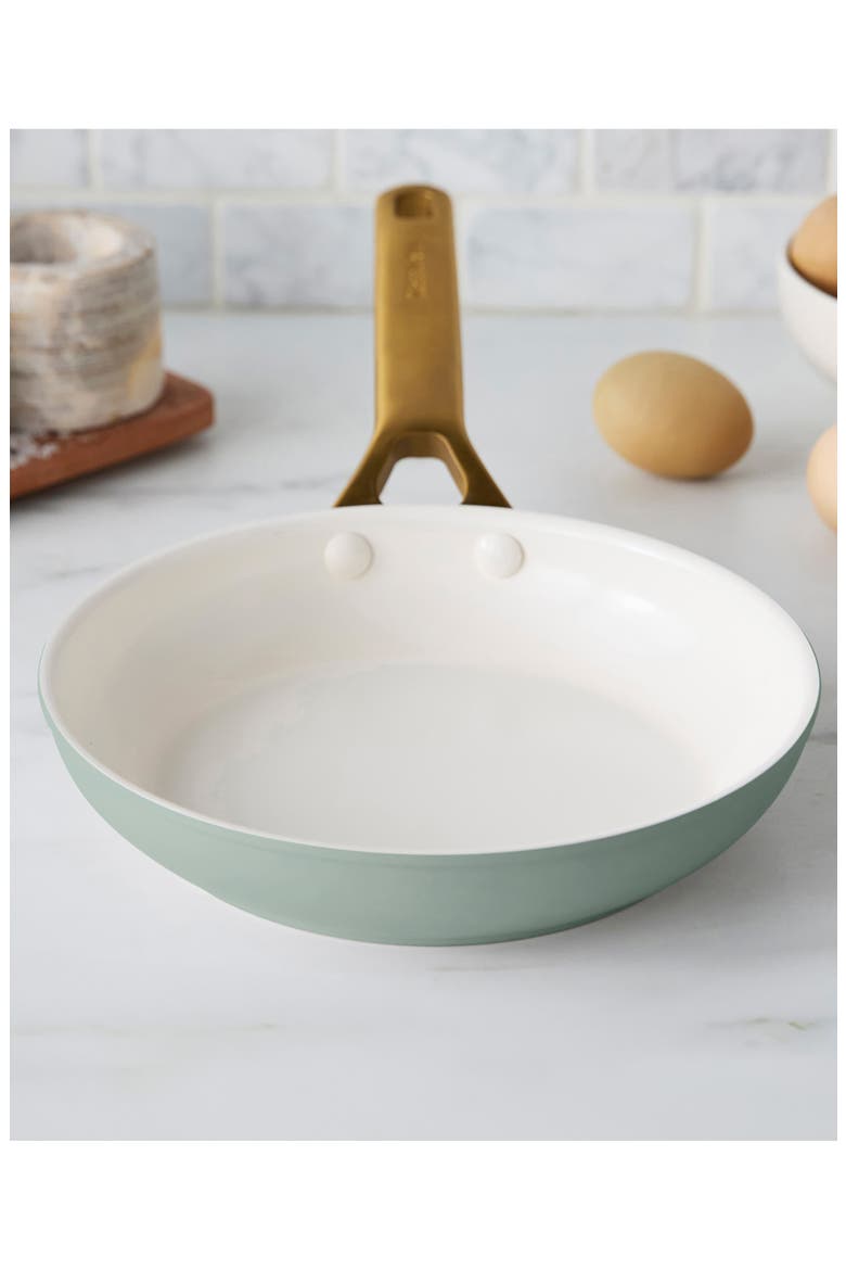 Reserve 8-Inch Ceramic Nonstick Frying Pan, Alternate, color, LUSH GREEN