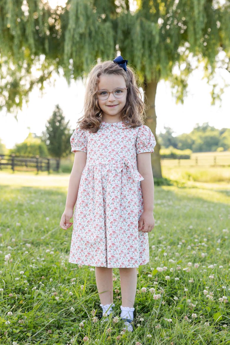 Floral Dress with Tie, Alternate, color, Pink Floral