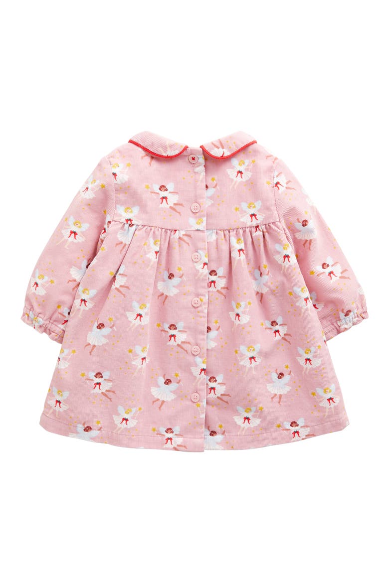 mini boden fairy dress Lace Trim Woven Dress-Rose Pink Fairies