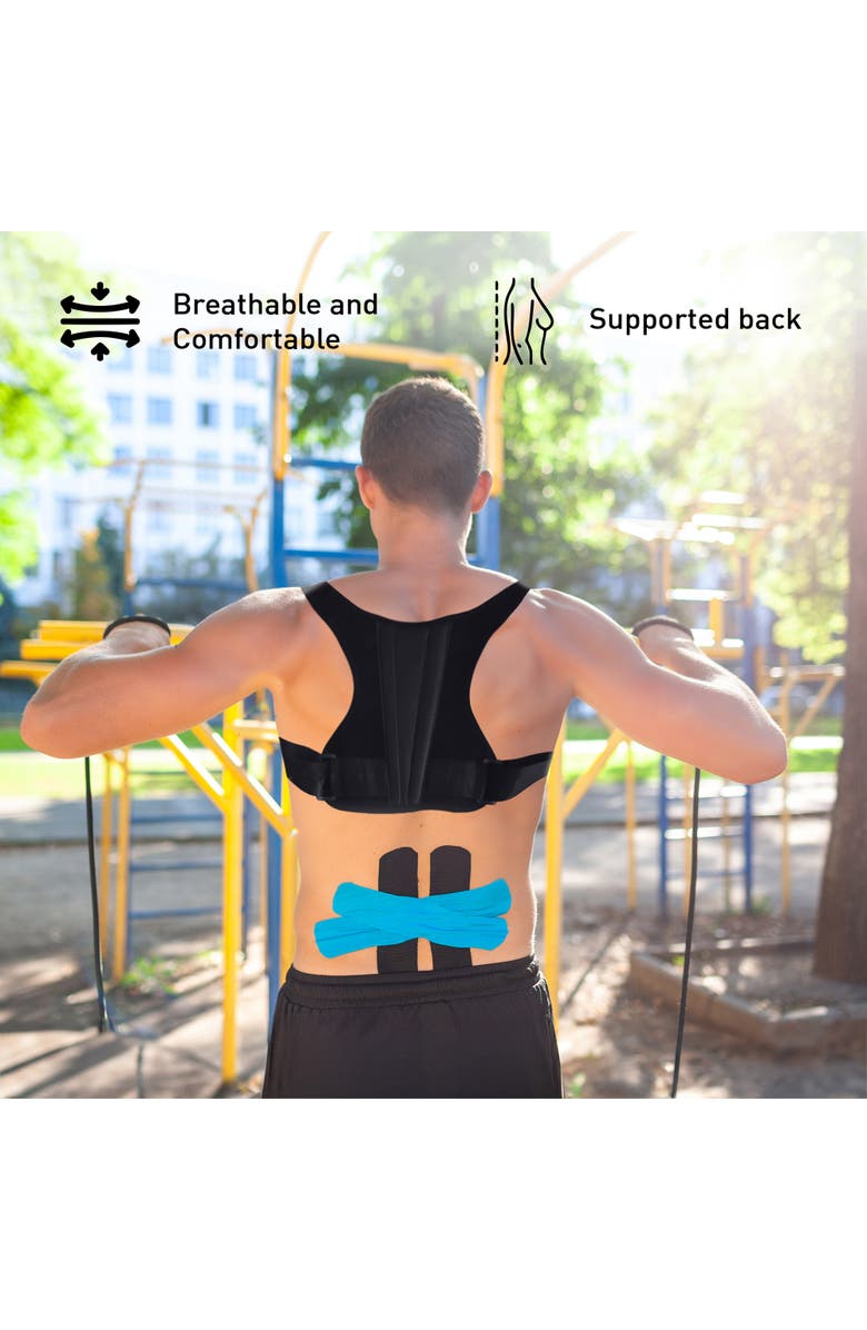 PURSONIC Back Health Essentials Kit Multi-Level Stretch & Posture Perfection., Alternate, color, Multicolor