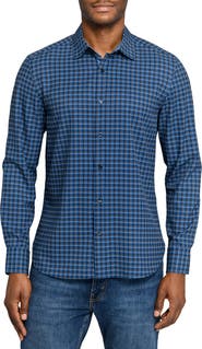 CONSTRUCT Plaid Woven Long Sleeve Basic