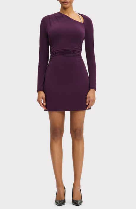 Herve Leger The Abby Long Sleeve Shift Minidress