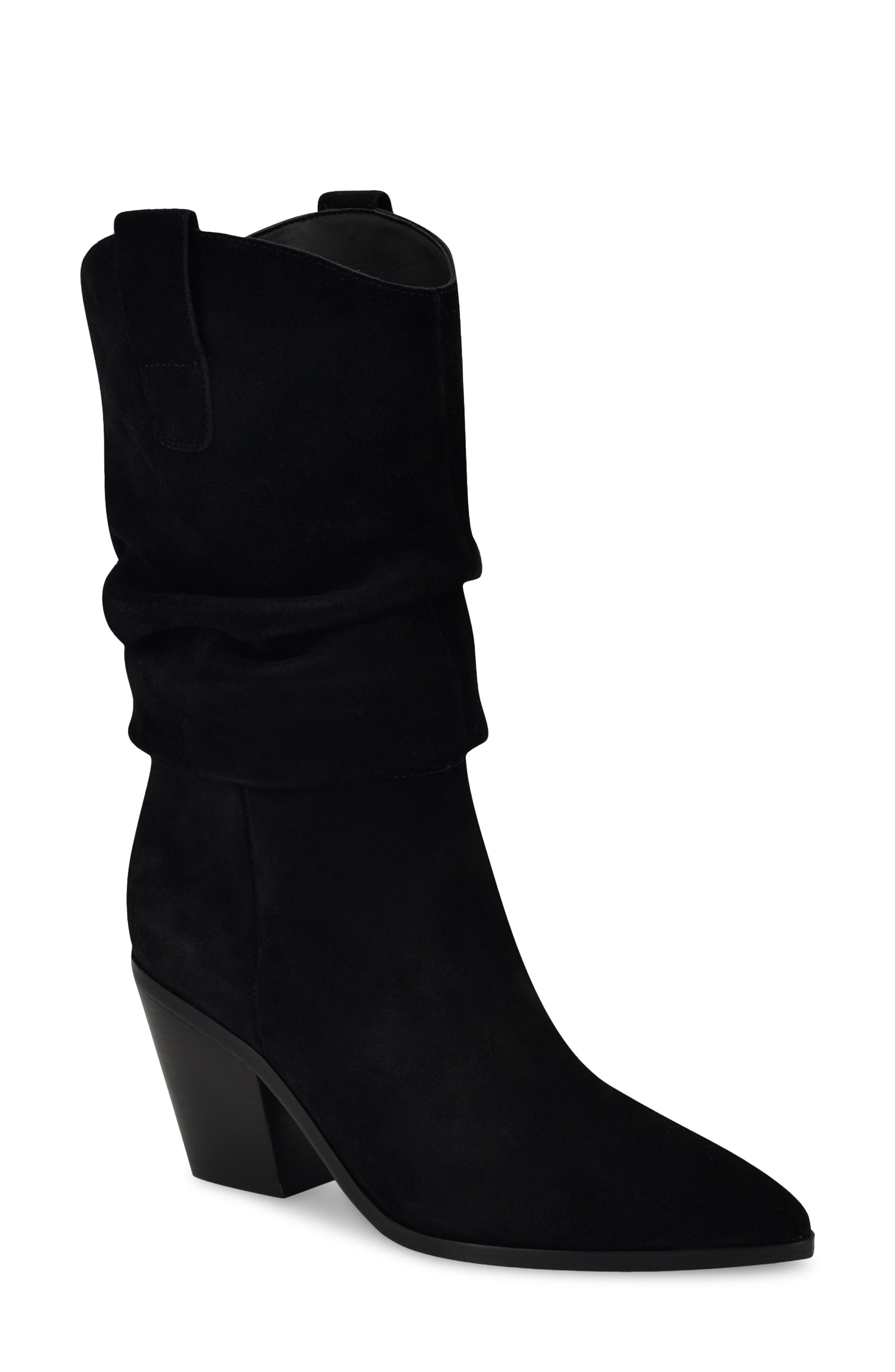 Nine West Kadon Pointed Toe Slouch Bootie, Main, color, 
