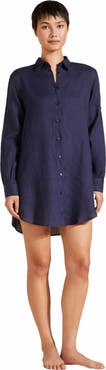 Vilebrequin Women's Solid Linen Shirt Dress