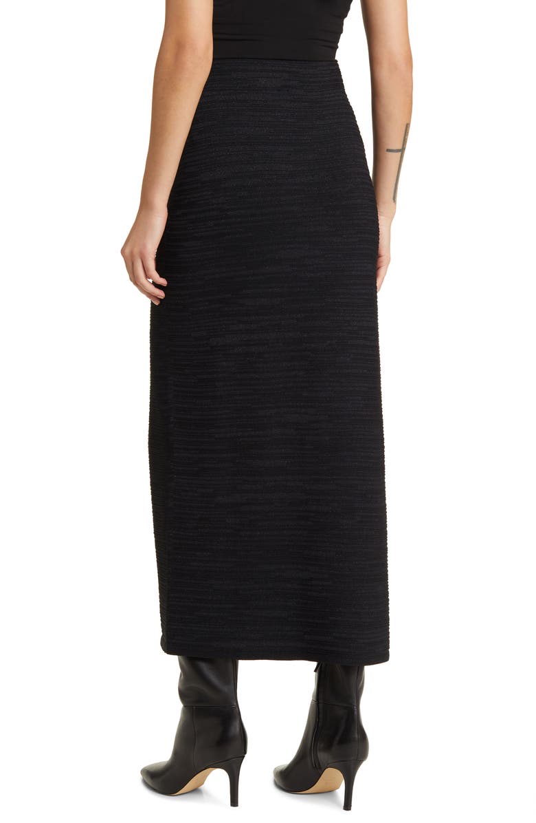 COS Slim Fit Metallic Maxi Skirt, Alternate, color,