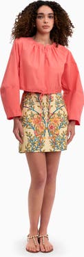 Rebecca Taylor Cleo Printed Skirt