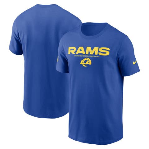 Men's Nike Royal Los Angeles Rams Sideline Performance T-Shirt