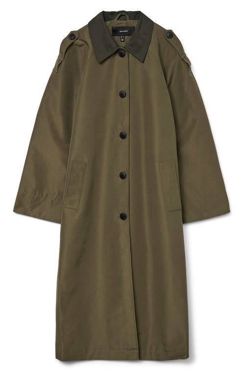 Vero Moda Lucia Maria Water Resistant Coat In Green